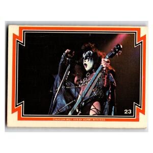 Donruss KISS Gene Simmons 1978 #23 Vintage Music Card